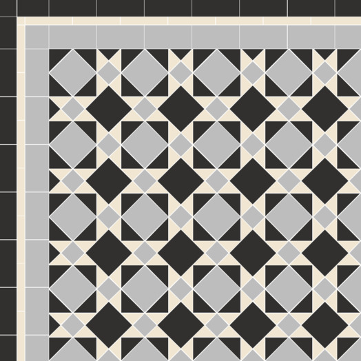 Раскладка Lambeth с бордюром Simple border