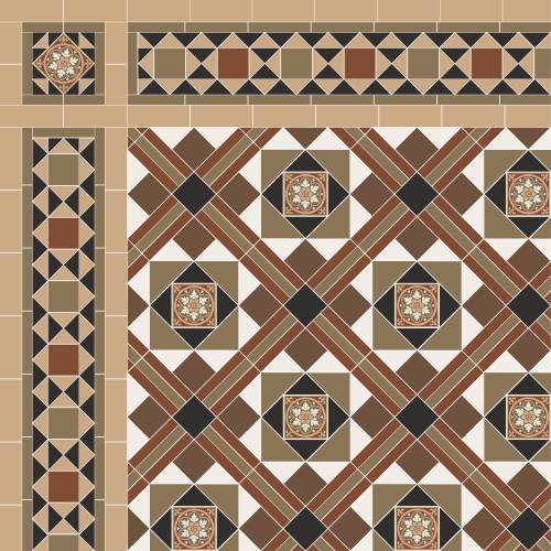 Раскладка Lindisfarne с бордюром Stevenson M1