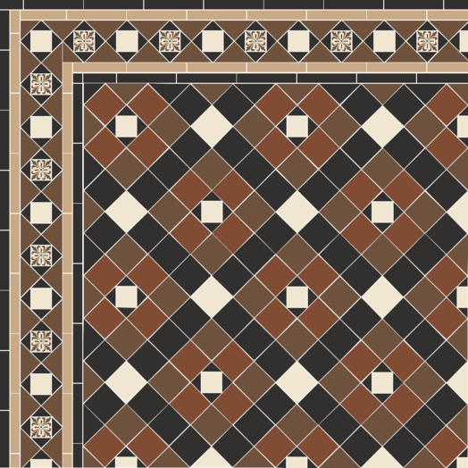 Раскладка Richmond с бордюром Browning