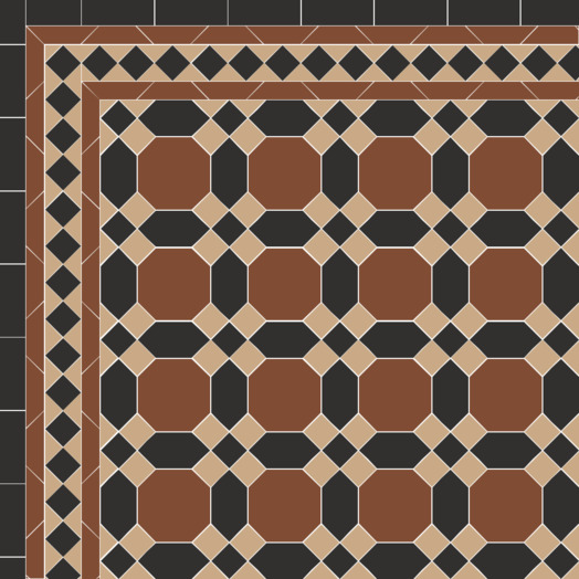 Раскладка Warwick с бордюром Keats