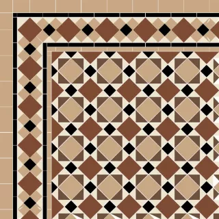 Раскладка Lamberth с бордюром Words