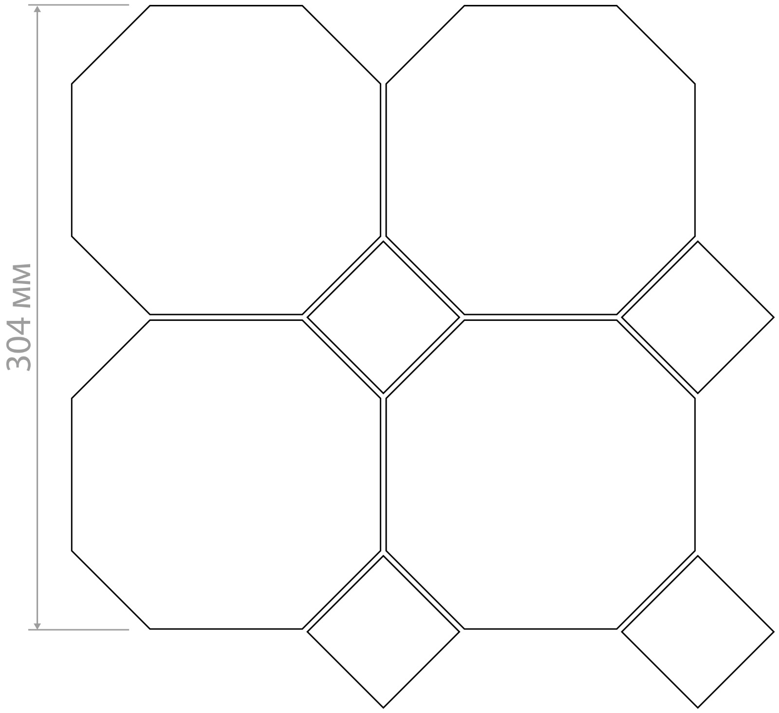 Сегмент на сетке