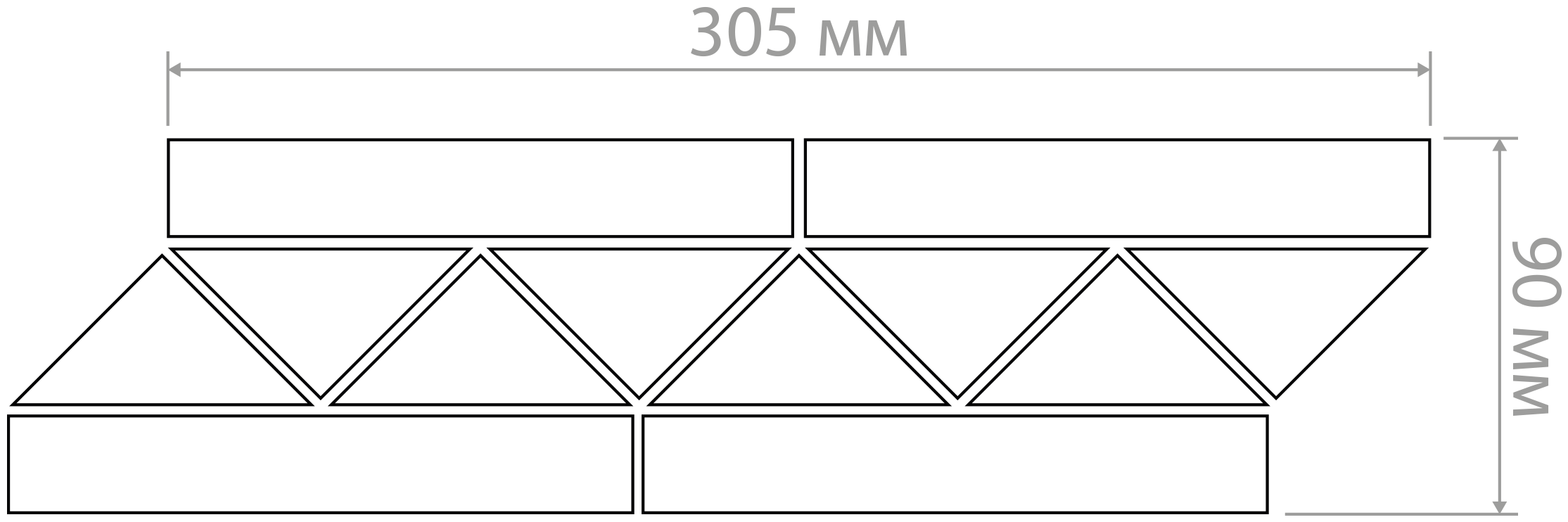 Сегмент на сетке