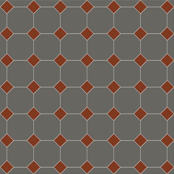 Windsor Grey / Red