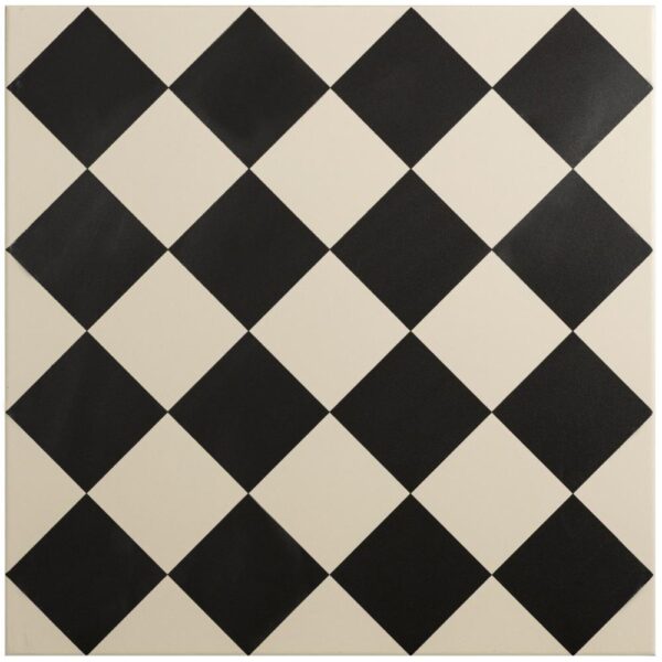 Harlequin Small Black on Chalk