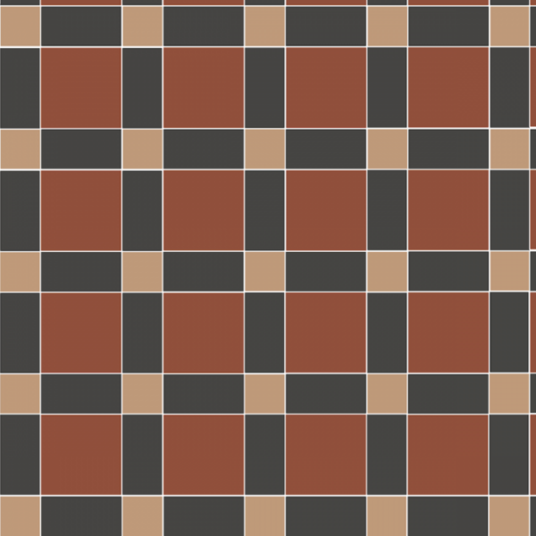 Edinburgh Buff Red and Black