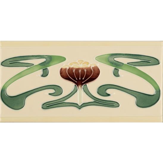 Belle Epoque Border on Colonial White