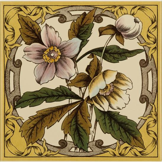 Windflower on Colonial White