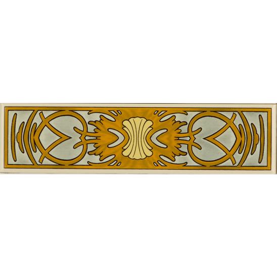 Nocturnal Slumber Quarter Tile on Colonial White
