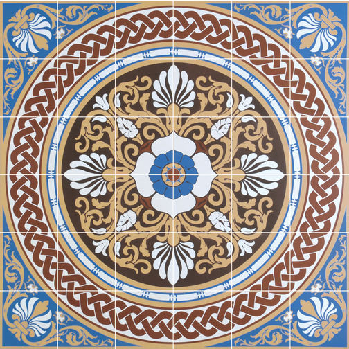 Palmerston 36-Tile Set Blue