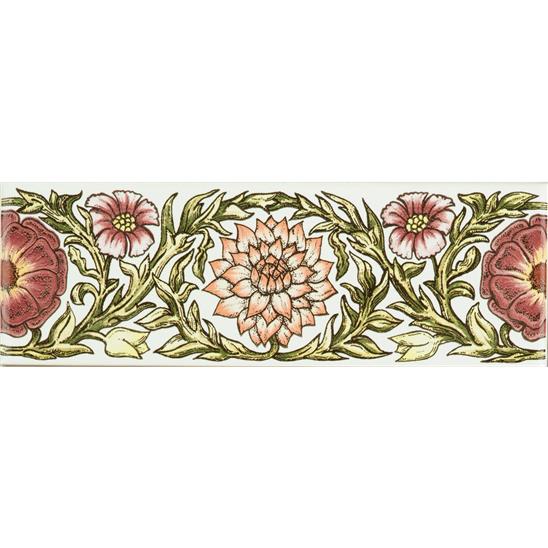 Knot Garden Pink on Brilliant White