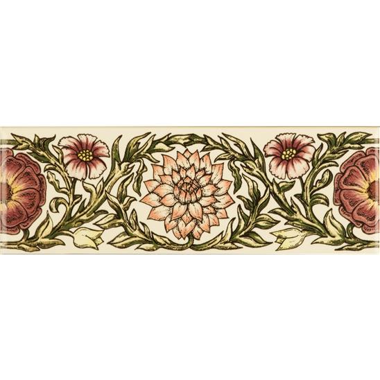 Knot Garden Pink on Colonial White