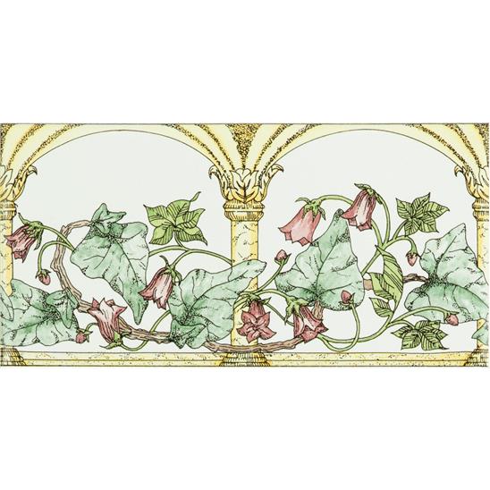 Arch and Ivy Pink on Brilliant White