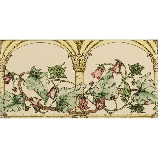 Arch and Ivy Pink on Colonial White