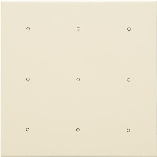 Dot Field Tile Charcoal Grey on Colonial White