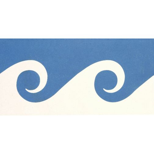 Trafalgar Blue on Dover White