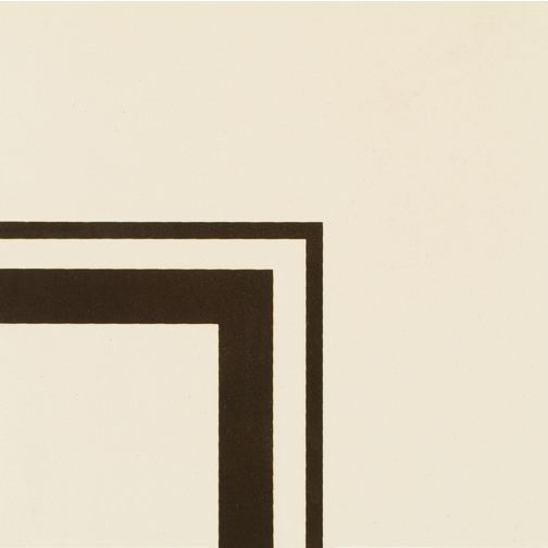 Cavendish External Corner Dark Brown on White