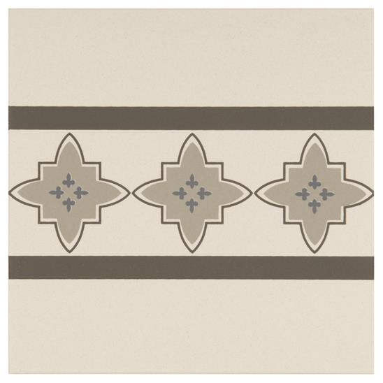 Marrakech Light Grey Dark Grey and Black on Dover White