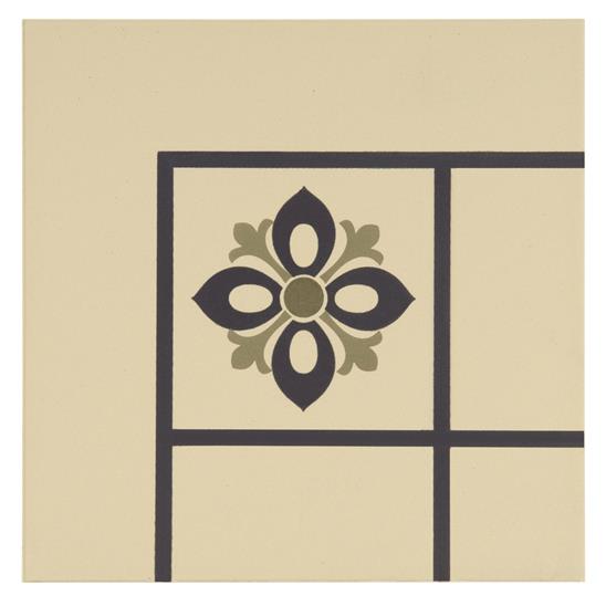 Bohemia Dublin Khaki and Dark Blue on White
