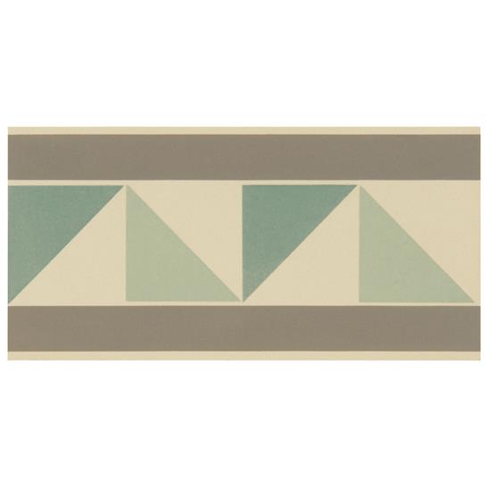 Pyrenees Light Grey Light Jade and Dark Jade on White