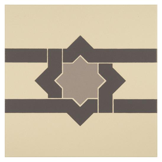 Iberian Light Grey and Dark Grey on White