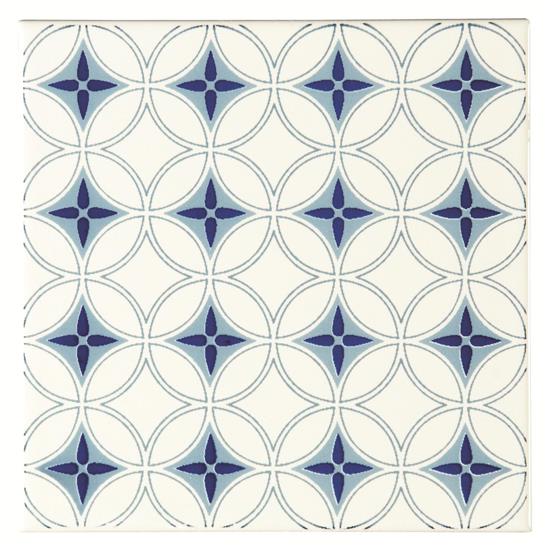 Toul Blue (Sky Blue/Sea Blue/Midnight Blue on Brilliant White)