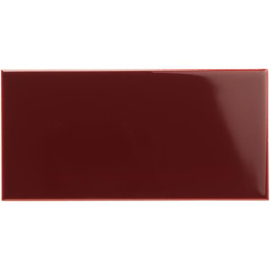 Half Tile Burgundy