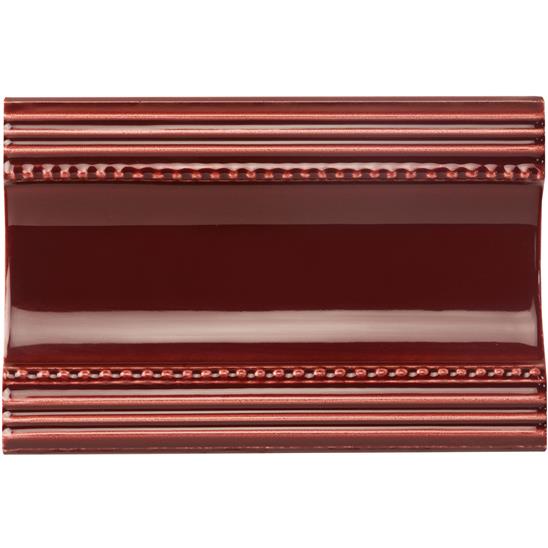 Plain Cornice Burgundy