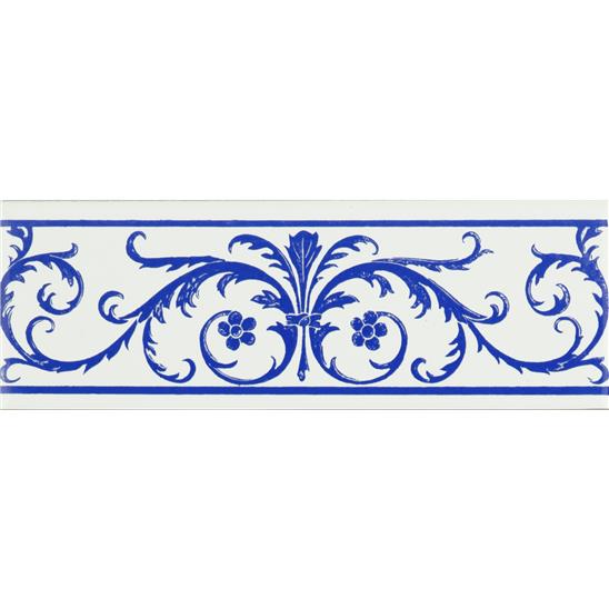 Acanthus on Royal Blue