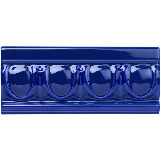 Egg & Dart on Royal Blue