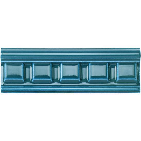 Dentil on Baroque Blue