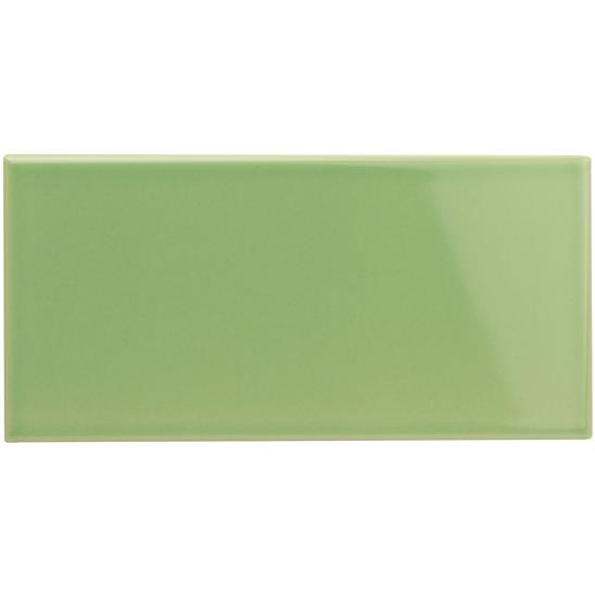 Half Tile Palm Green