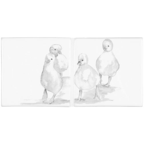 Goslings Grey on Pure White