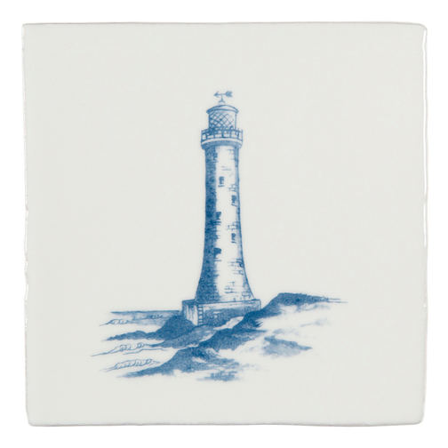 Lighthouse Blue on Papyrus