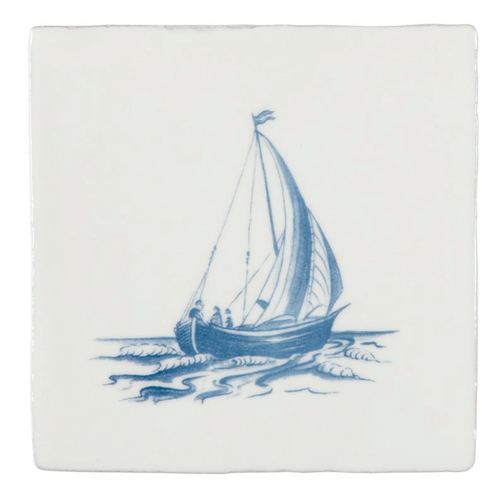 Yawl Blue on Papyrus