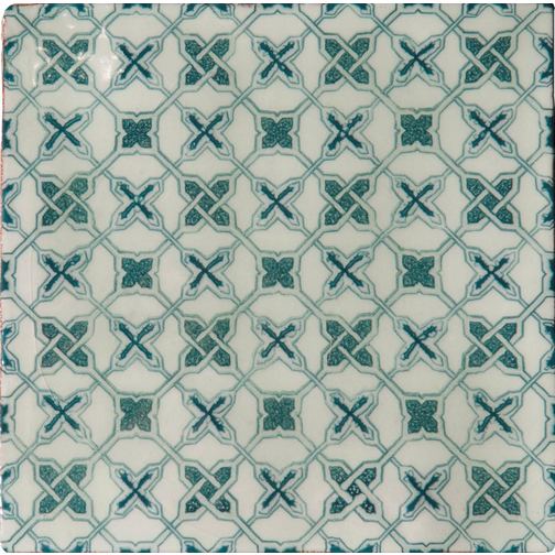Ormeaux on Blue on Mint