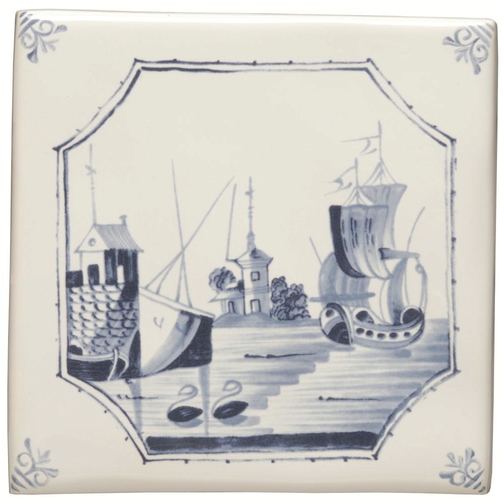 Ship and Island on Delft