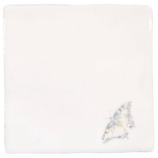 Indigo Swallowtail Pastel on Cotton