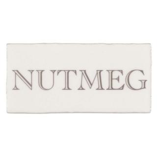 Nutmeg in Grey on Cotton Multi-Color