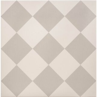 Harlequin Large Grey on Chalk