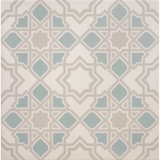 Bolero Teal on Chalk Blue