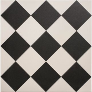 Harlequin Large Black on Chalk