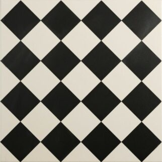 Harlequin Small Black on Chalk